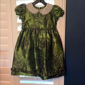 Emerald color dress